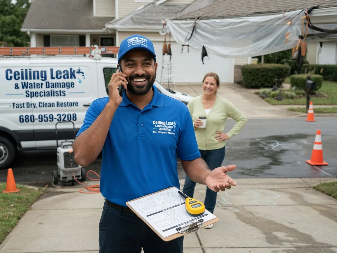 Ceiling Leak Cleanup South Bend, NE FAQs